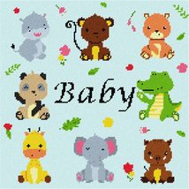 Pepita Needlepoint Canvas: Baby Animals, 12&quot; x 12&quot; - £83.35 GBP+