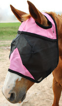 Equine Horse Flymask Summer Spring Airflow Mesh Pink 732v1 - £13.30 GBP+