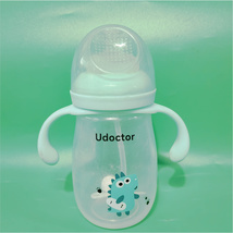 Udoctor feeding bottles, Easy-to-clean feeding bottles with cartoon grap... - $11.99