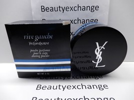 Vintage Rive Gauche Yves Saint Laurent Perfume Dusting Powder 6 oz Boxed - £196.58 GBP
