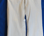 VINTAGE USN WHITE UNITED STATES NAVY MILITARY UNIFORM DRESS PANTS 29X28 - £27.09 GBP