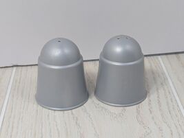 Step 2 Pretend Play Kitchen Replacement Salt Pepper Shakers Set Silver Gray - $9.89