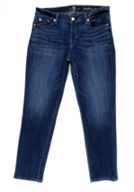 7 for all Mankind Women&#39;s Jeans Josefina 29 (32x28 measured) Skinny Boyf... - $26.73
