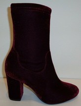 Kenneth Cole New York Size 10 M ALYSSA Wine Velvet Heel Boots New Womens Shoes - £146.40 GBP