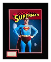 George Reeves Autograph Book Page Cut Museum Framed Ready to Proudly Display - £2,769.76 GBP