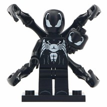 Symbiote Spiderman (Venom suit) Marvel Comics Figure For Custom Minifigures - £2.31 GBP