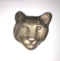 VINTAGE LARGE BROOCH PIN LADY REMINGTON Cougar JEWELRY New USA Seller - £16.31 GBP