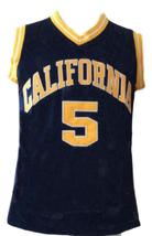 Jason Kidd Custom California Basketball Jersey New Sewn Navy Blue Any Size image 4