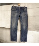 Diesel Waykee Jeans Mens 36 Regular Straight 0842H Whiskers Stretch Butt... - $67.68 CAD