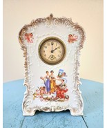 Victoria Carlsbad Austria Porcelain Antique Mantel Clock - $2,257.34 MXN