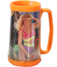 1992 Vintage Snap-On Thermo Serv Plastic Orange Mug 6 3/8&quot; Tall SSX1521 - £8.09 GBP