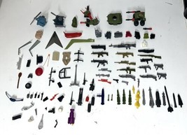 GI Joe Vtg 1980s Accessories Lot Missiles Guns Parts 3.75 Inch Scale - £69.26 GBP