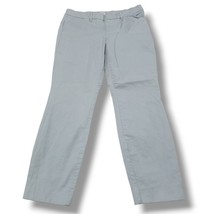 Gap Pants Size 4 Petite W30&quot;L25&quot; Signature Skinny Ankle Khaki Pants Stretch Blue - £20.10 GBP