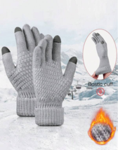 Thermal Windproof Knitted Winter Gloves Touch Screen Warm Mittens Men and  Women - £6.66 GBP