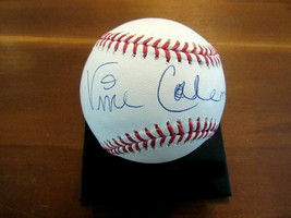 Vince Coleman 6 X Sb Champ Roy Stl Cardinals Mets Signed Auto Oml Baseball Jsa - £55.25 GBP