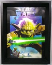 Star Wars Yoda Pyramid America 3D Hologram Wall Art - £20.05 GBP