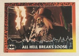 Batman Returns Vintage Trading Card #15 All Hell Breaks Loose - £1.57 GBP