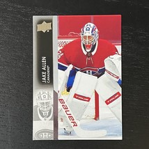 2021-22 Upper Deck Series 1 Hockey Jake Allen Base #94 Montreal Canadiens - £1.54 GBP