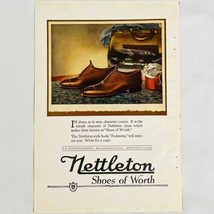 Vintage 1922 Nettleton Shoes Print Ad A.E. Nettleton Company Syracuse NY... - £5.20 GBP