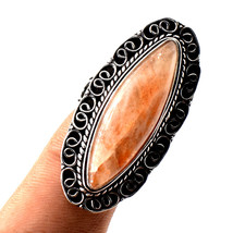 Sunstone Vintage Style Gemstone Handmade Ethnic Gift Ring Jewelry 7.50&quot; ... - $7.49