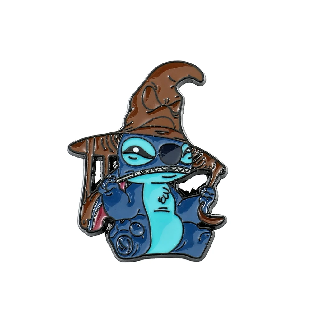 Stitch Lapel Pins for Backpack Accessories Cartoon Lilo Stitch -Cartoon ... - $1.68