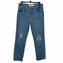 Signature Levi Strauss&amp;Co. Women&#39;s Jeans Slim Fit Boyfriend Mid-Rise Blue 6 W28 - $15.32