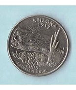 2008 D Arizona State Washington Quarter - Circulated Light  Wear - $1.25