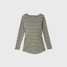 Long Sleeve Boat Neck Side Shirred Maternity T-Shirt - Ingrid &amp; Isabel™ Size XXL - £4.66 GBP