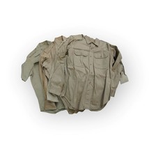 Lot of 4 Vietnam Era US Army Khaki Shirt - $39.59