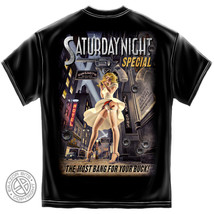 New SATURDAY NIGHT SPECIAL GUNS AND GIRL  T SHIRT  NRA - $22.76+