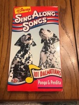 Disney Cantar Along Canciones VHS 101 Dalmatians Pongo Perdita Barcos N 24h - £19.23 GBP