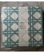 Crate &amp; and Barrel Julien Shower Curtain in Light Blue Cotton, New! - $543.11 MXN