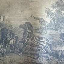 Hunter Paradise Zebra 1890 Woodcut Print Victorian Stanley In Africa DWAA2D - £30.09 GBP