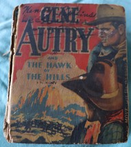 Vintage Gene Autry The Hawk of the Hills 1942 Whitman publishing. - £19.65 GBP