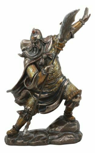 Chinese Historical General Guanyu Yunchang Shu Han Warlord Figurine Statue