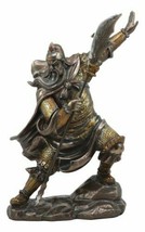 Chinese Historical General Guanyu Yunchang Shu Han Warlord Figurine Statue - £55.07 GBP