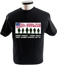 Korean War Veteran T Shirt Proud Us Army Veteran - £13.54 GBP+