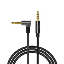 CableCreation Aux Cable, 6ft Aux Cord for Car 90 Degree Right Angle HiFi... - $21.99