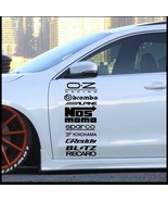 20Pcs Car Door Stickers Reflective Racing Decoration Car Kit Sponsor Sti... - $24.35