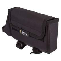 Topeak TriBag Black 7.1x4x1.6in Hook and Loop Straps Quick &amp; Easy Access To Any - £30.80 GBP