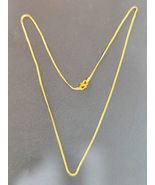22k solid GOLD 916 Box Chain Necklace Unisex Designs 18&quot; G.wt 2.960 - £661.44 GBP