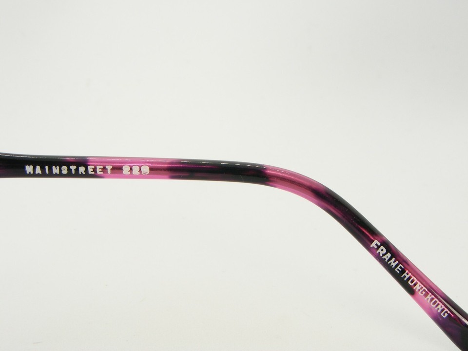 NEW MAINSTREET 229 PURPLE AMBER EYEGLASSES GLASSES PLASTIC FRAME 46-20-125mm Item image 10