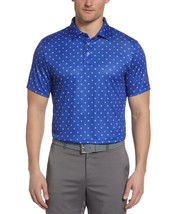 PGATour Men&#39;s Athletic-Fit Stars &amp; Stripes Performance Golf Polo Shirt Bluing-Sm - £14.95 GBP