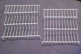 White Coated Wire 3 Tier Spice Rack Shelf Organizer 11.5&quot; Wide 9&quot; Deep 5&quot; Tall  - £14.71 GBP