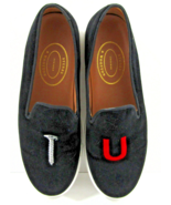 Pair of Men&#39;s Stubbs &amp; Wootton &quot;Screw You&quot; Black Velvet Loafers Size 11 - $347.21 CAD