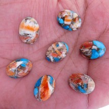16x22 mm Oval Natural Composite Oyster Copper Turquoise Cabochon Gemstone 10 pcs - £50.06 GBP