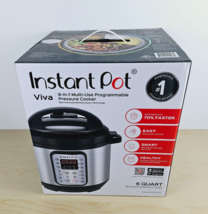 Instant Pot Viva 9-in-1 Multi-Use 6 Quart Pressure Cooker Never Used Open Box - £61.49 GBP