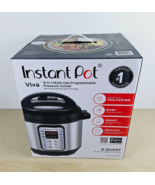 Instant Pot Viva 9-in-1 Multi-Use 6 Quart Pressure Cooker Never Used Open Box - £61.79 GBP