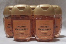 White Barn at Bath &amp; Body Works PocketBac Hand Gel Lot Set 5 KITCHEN MAN... - $23.75