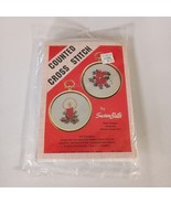 Susan Bates Counted Cross Stitch Kit 16101 Christmas Ornament Candle  Po... - $181.86 MXN
